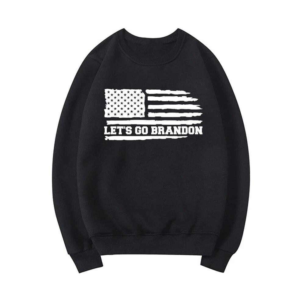 Толстовка Let s Go Brandon футболка Джо Байдена забавная рубашка Байдена толстовка FJB пуловеры Impeach 46 республиканский подарок толстовки унисекс унисекс 2XL 4873₽