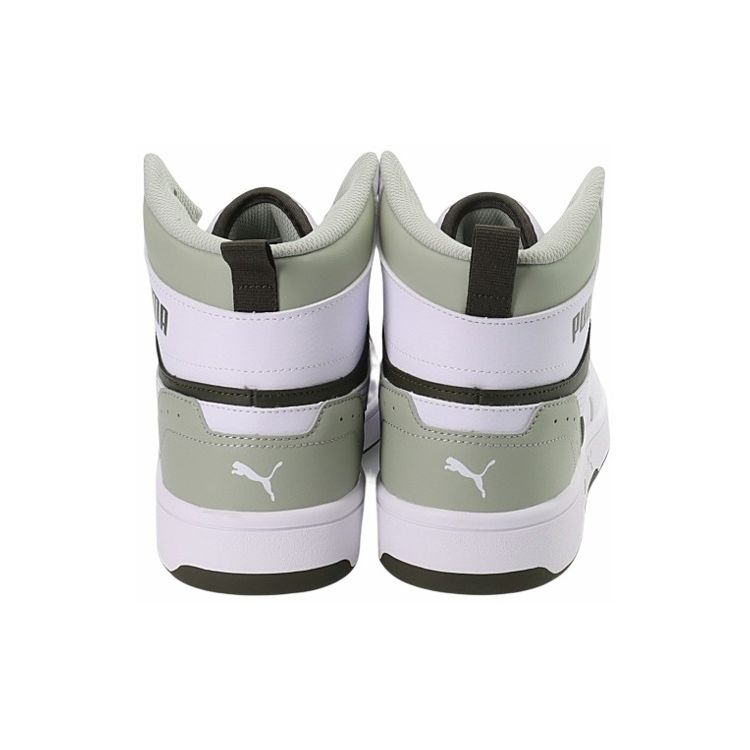 Puma Rebound Joy White Forest Night Unisex Sneakers Green Desert-Sage 374765-05
