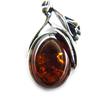 Les Trésors De Lily [J5658] - Amber 'Inspiration' Silver Pendant
