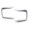 Silver Headlight Switch Surrounding Decorative Trims For BMW 2 3 4 Series X5 X6