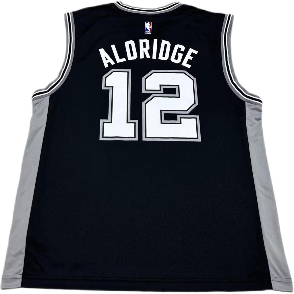 Adidas NBA Spurs Aldridge Comfortable Skin-Friendly V-Neck Pullover Basketball Jersey Unisex jersey 7818A-304-AEB2975