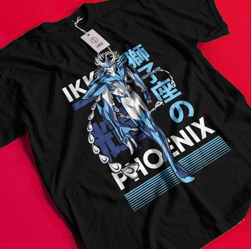 

Saint Seiya T-Shirt knights Of the Zodiac Anime Manga Ikku Top Shun Graphic Tee BB201 3XL
