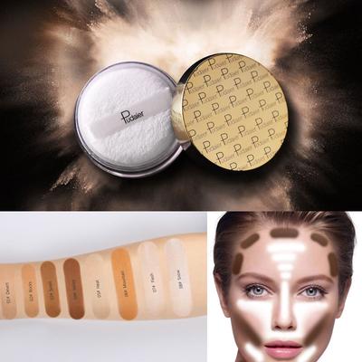 Matte Pearlescent Loose Powder Highlighter Repair Powder Concealer Setting Makeup Powder