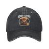 Classic Bober Bobr Kurwa Baseball Caps Unisex Women Distressed Denim Washed Headwear  Outdoor Running Unstructured Soft Hats Cap