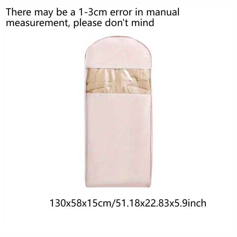 1pc Hanging Vacuum Storage Bag, Space Saving Clothes Organizer Compresses Down Jackets By 40%, Wardrobe Compression Bag