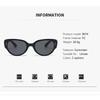 Retro Cat Eyes Foldable  New High-end Fashion-proof Sun Protection And Ultraviolet Narrow Frame Sunglasses 9674