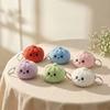 Plush Dumpling Squishy Keychain Soft Fluff Stuffed Buns Keyrings Fun Stress Relieve Pendent Relaxing Gifts