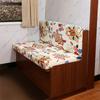 2Pcs/Set Floral Fabric Rv Dinette Cushions Covers Spandex Armless Sofa Cover Outdoor Camper Car Bench Cover Furniture Protector
