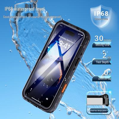 Wodoodporne Magnetyczne Etui Nurkowe Czerwona Papryka dla iPhone 16/17 Pro Max