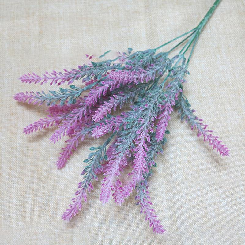 Simulation Haar Grüne Pflanze Lavendel Bouquet Von Neun Duftenden Simulation Wohnzimmer Blume Anordnung