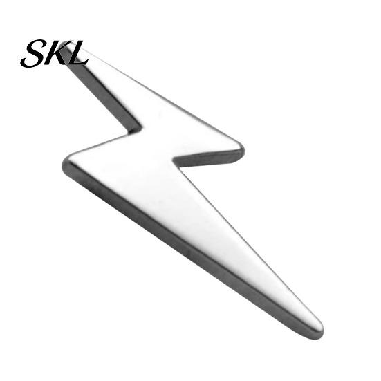 Cast Alloy Brooch Three-dimensional Brooch, Geometric Lines Lapel Pin, Men Suit Accessory with Safety Pin Base, Electroplated Fashion Accessories