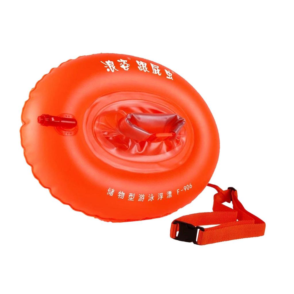 Swim Buoy Bright Color Supplies Gear Accessories Quick Release Buckle With Belt For Enthusiasts Exercise Drifting Lake Beginners