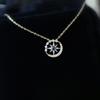 2022 Hexagram Star Trail Japanese Light Luxury Necklace, Gold-Plated s925 Silver, Niche Design for Women