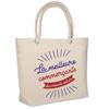Beach Bag - PLANETEE - Insulated Trader Best In the Whole World - Cotton - Large Capacity - Printed In France