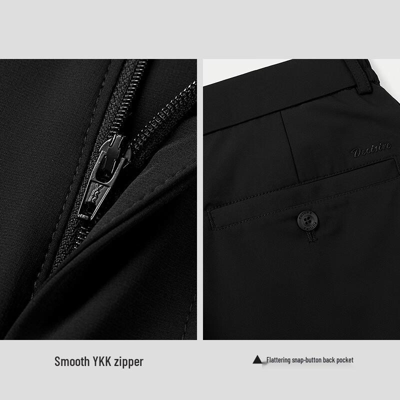 HLA Men's Straight-Leg Goose Down Winter Pants