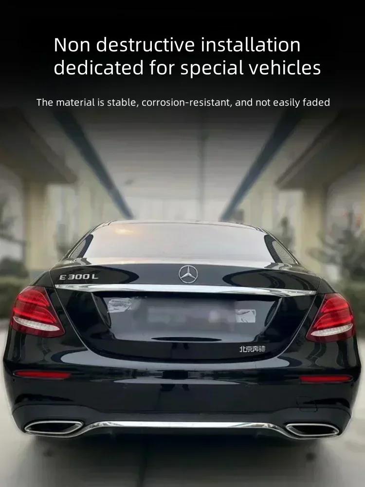 Emblema Stella Mercedes Cromato Nero ABS 90mm Badge Stella Posteriore Per Mercedes Benz W203 W206 W212 X253 W167 W166 W247 C E GLA GLC GLE