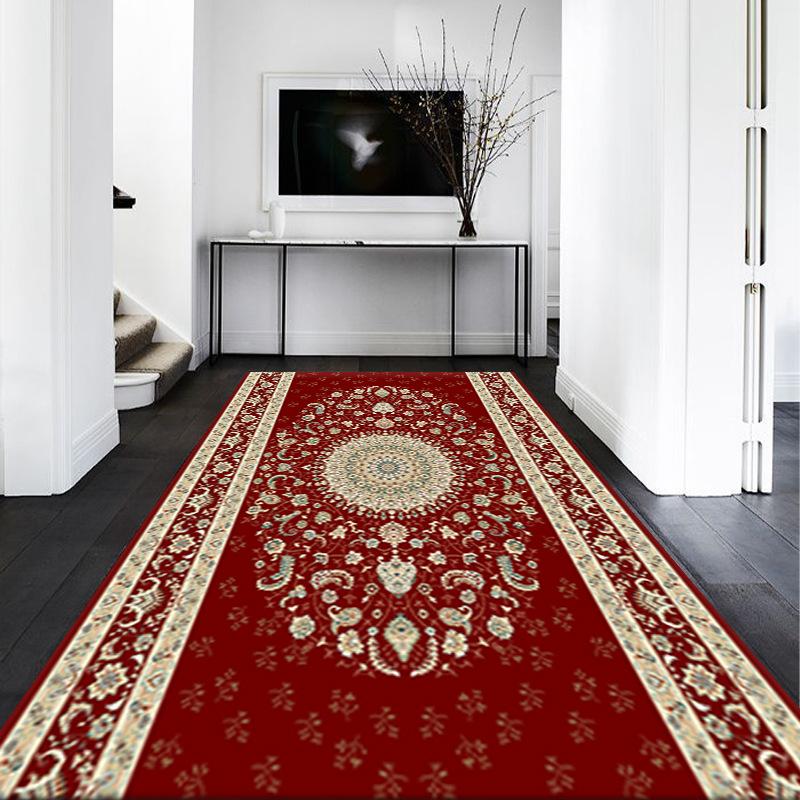 European Style Corridor Carpet Modern Household Carpet Entrance Hall Stairwell Corridor Fully Covered Carpet