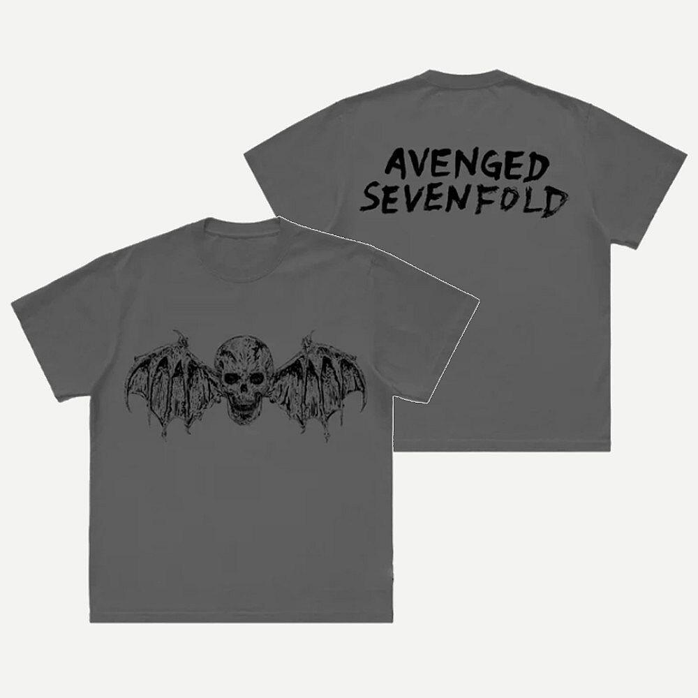 Avenged Sevenfold Winged Skull Double Sided T-Shirt XL