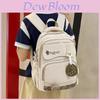Little Bear Style Large Capacity Nylon Backpack With Breathable Design For School And College Use