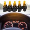 Car T5 Bulbs | 10 Pcs Car Interior Dash Board Socket LED Bulbs |