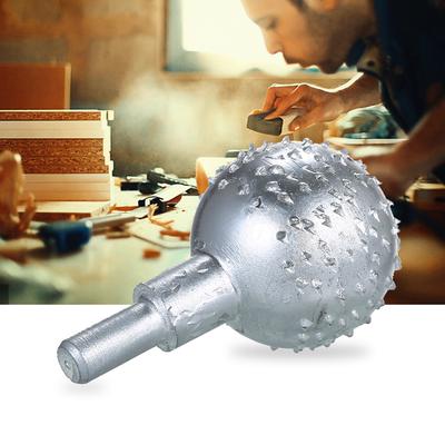 Sphere Rotary Burr 1/4 Inch Shank Carbide File Tungsten Steel Wood Carving Grinding Head Milling