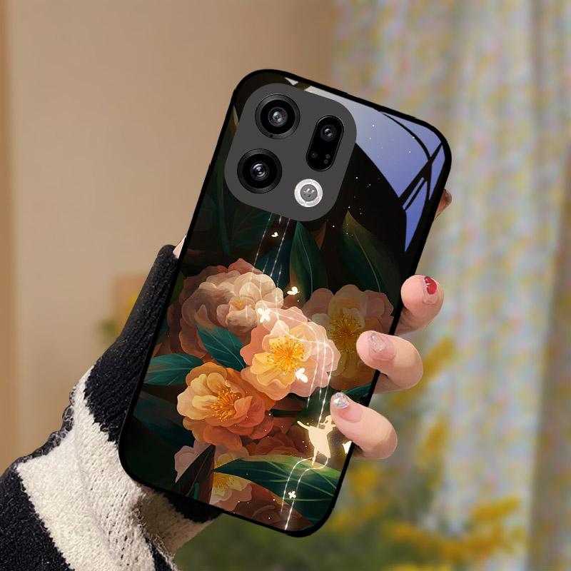 Case For Oppo Find X9 Pro Back Cover For OPPO FindX9 PLJ110 Tempered Glass Phone Shell X9Pro Camera Protect Shockproof Bumper