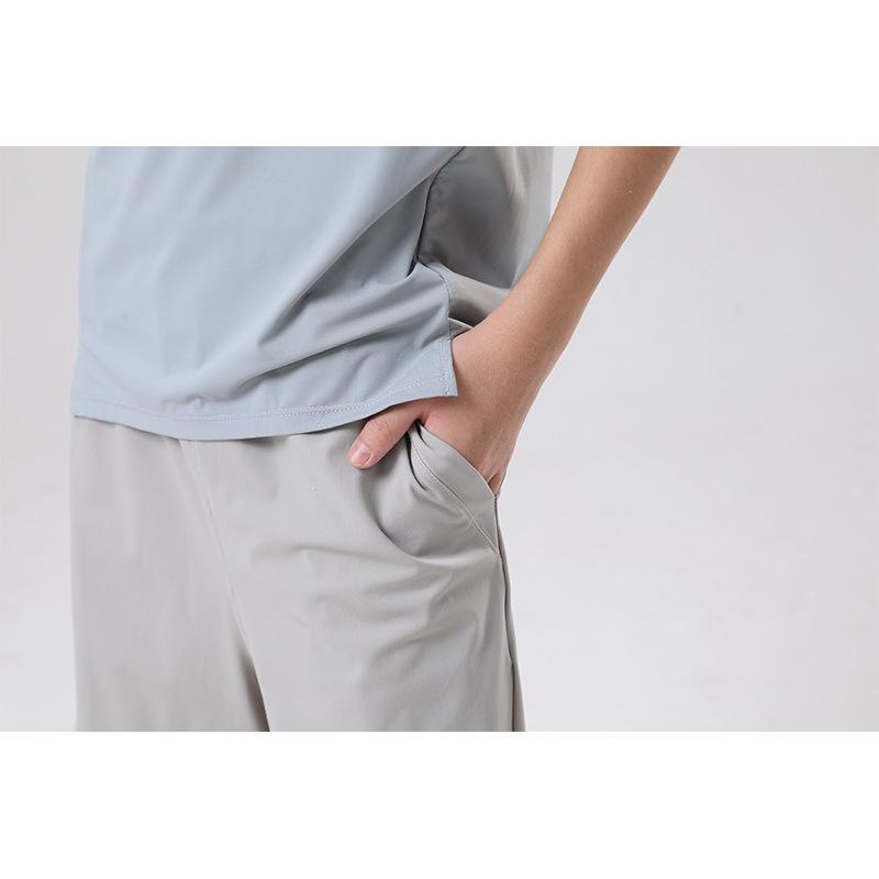 

Boys Cross-Border Quick-Dry Sports Shorts - Running, Yoga, Tennis, Casual Summer 120 світло-сірий колір