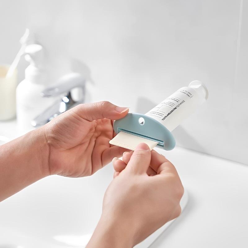 Multifunction Manual Toothpaste Tube Squeezer Clip Facial Cleanser Dispenser Extruding Clamp Bathroom Accessory