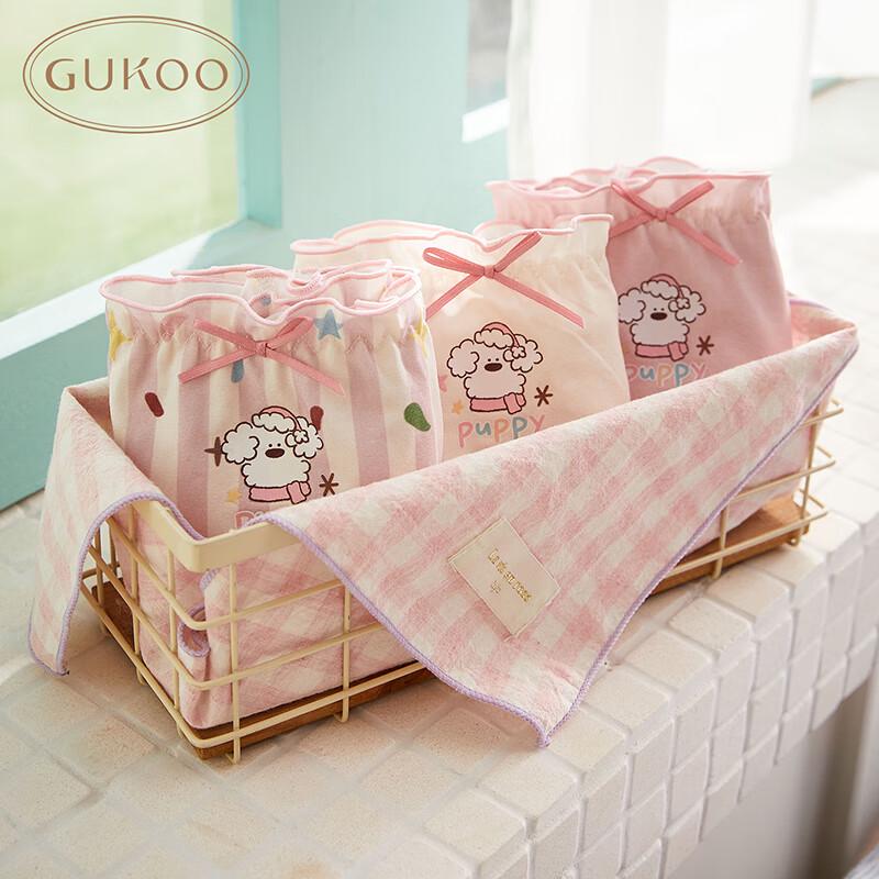 

Серия Gukoo miiiichan Милый мультяшный принт Женский комплект нижнего белья M