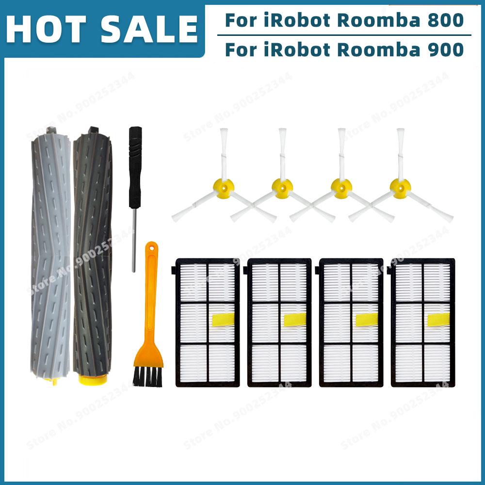 Compatible For iRobot Roomba 800 900 Series 860 865 866 870 880 885 890 960 980 990 Replacement Parts  Main Side Brush Filter