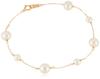 WISP K10 Yellow Gold Freshwater Pearl Bracelet (FBLWP23109)