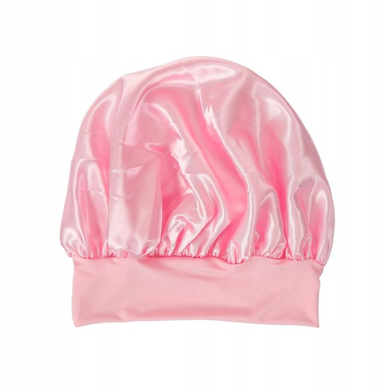 Hair Drying Cap Towel For Overnight After Bathing Pink