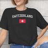 Swiss Switzerland Flag Accessories Unisex T Shirt Pure Cotton Tee Graphic Printed Tshirt Clothing
