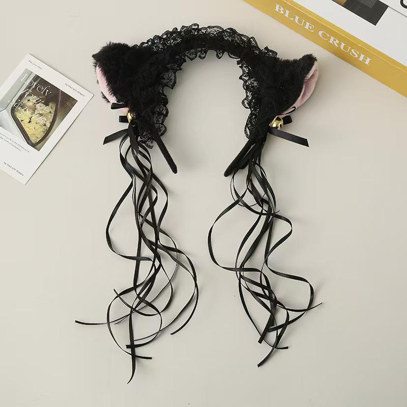 

Chic Lace Cat Ear Headband Hair Accessory