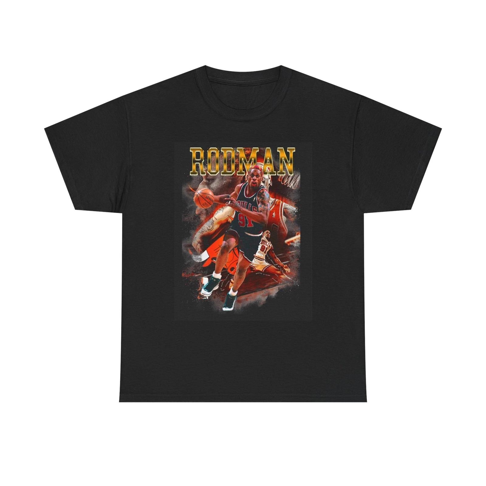 Men s and Women s T-shirts Dennis Rodman Graphic XL
