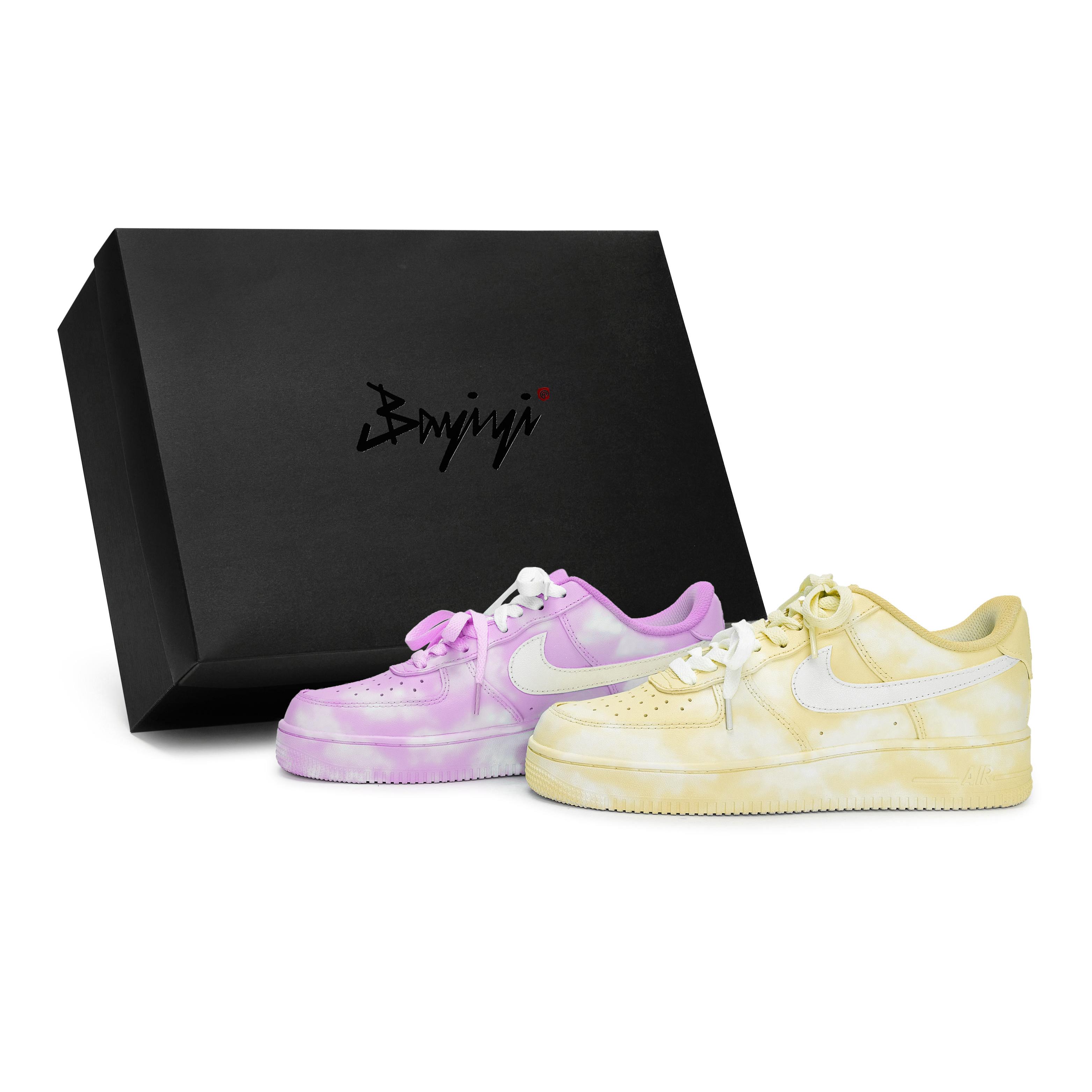 

Nike Air Force 1 Skateboard Shoes Unisex Low Top White/Yellow/Pink CW2288-111(Team80-S-BOX) 38.5