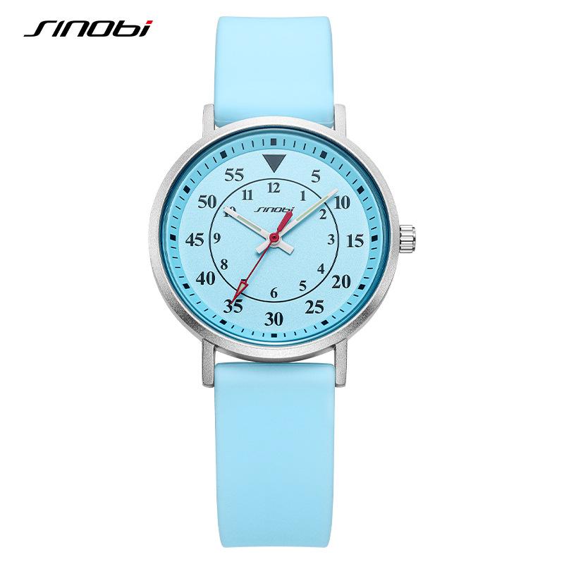 Ladies Watch Sports Trend Waterproof Silicone Tape Watch Women S Luminous Quartz Watch 9873