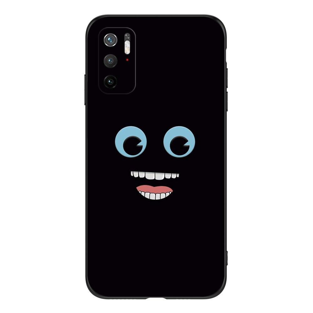 For Poco M3 Pro 5G Case 6.5" Xiaomi Redmi Note 10 5G Phone Back Cover Bumper POCOPHONE Black Tpu Case Cute Funy