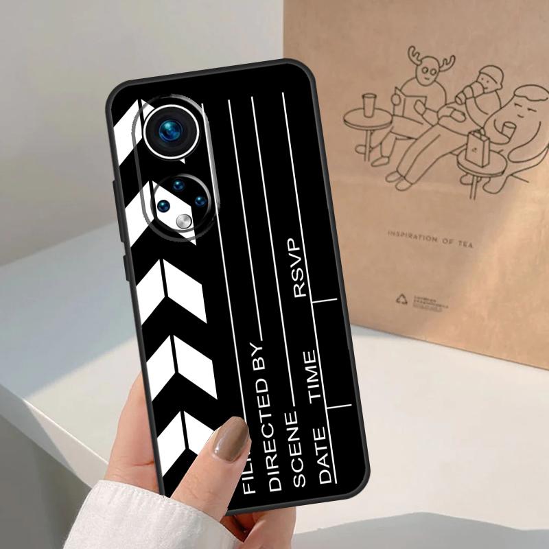 Film Movie Maker Clapperboard Take For Honor Magic 7 Lite 5 6 8 Pro Case For Honor 400 200 90 70 50 X8c X8b X9a X9b X9c X9d Win