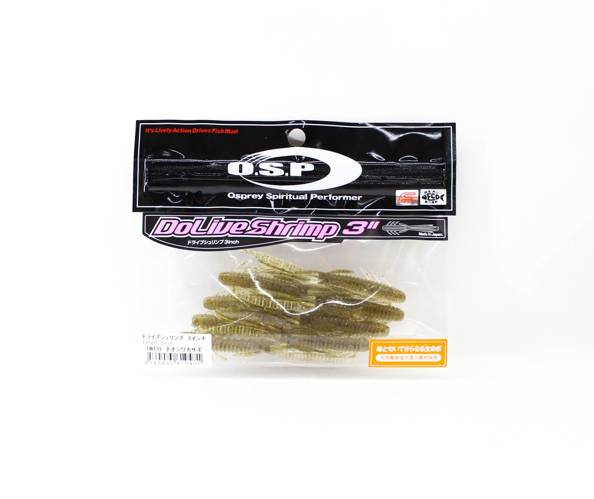 OSP Soft Lure Dolive Креветка 3 дюйма TW-139 (9471)