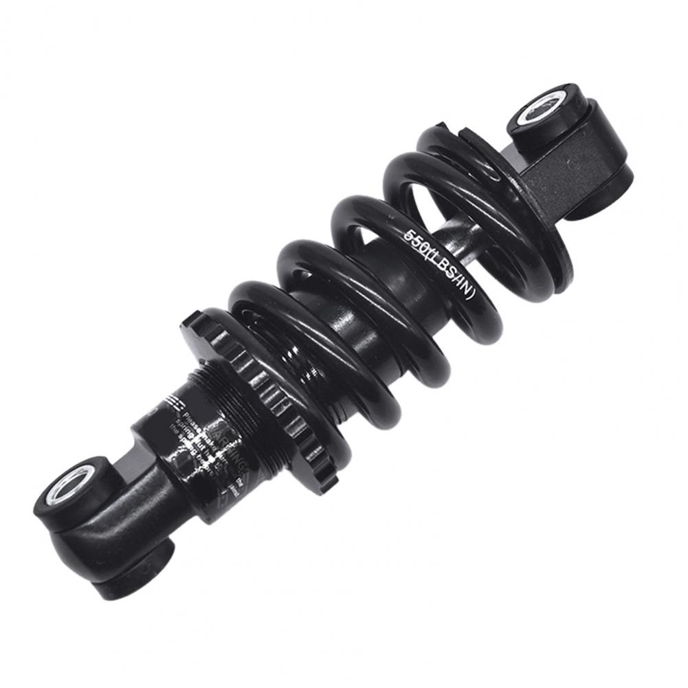 12.5/15CM Mountain Bike Spring Shock Absorber 550/850/1000/1500Lbs Adjustable Scooter Fold Bike Rear Suspension Shock Absorber 12.5cm A