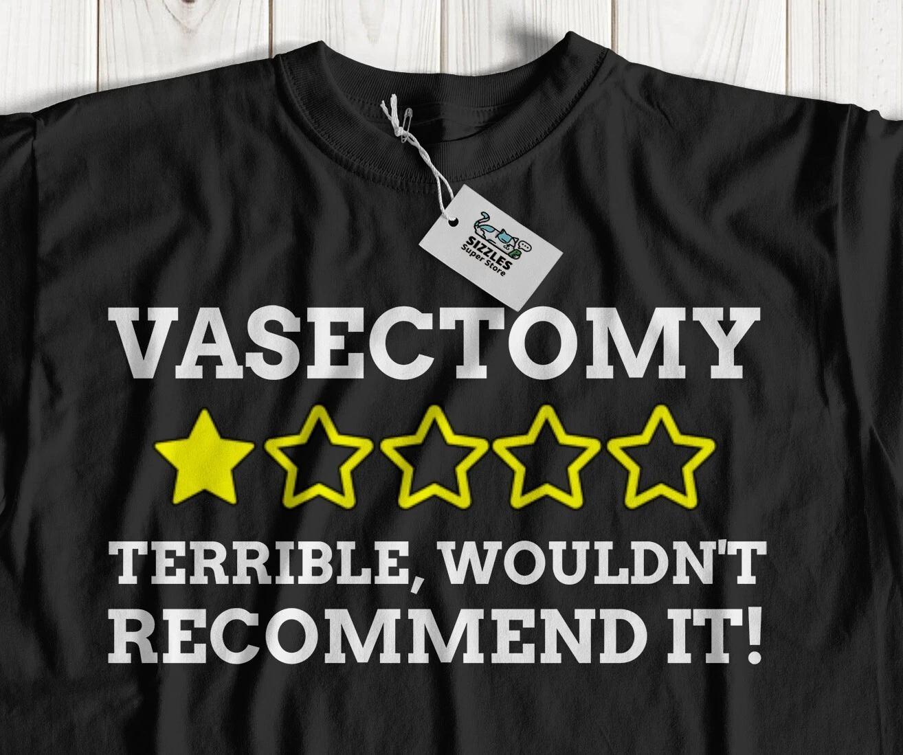Funny Vasectomy T-Shirt The Snip Gifts & Sperm Joke Sterilization Tees M