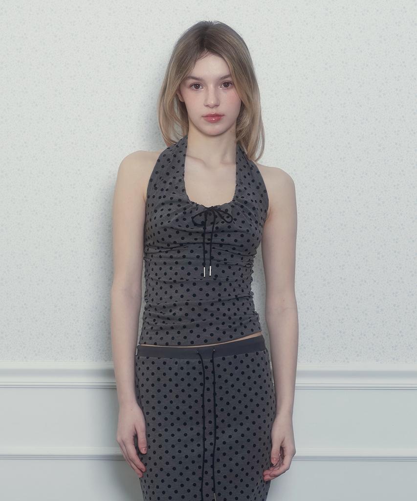 Yuupeu Coco Halter Sleeveless - Charcoal