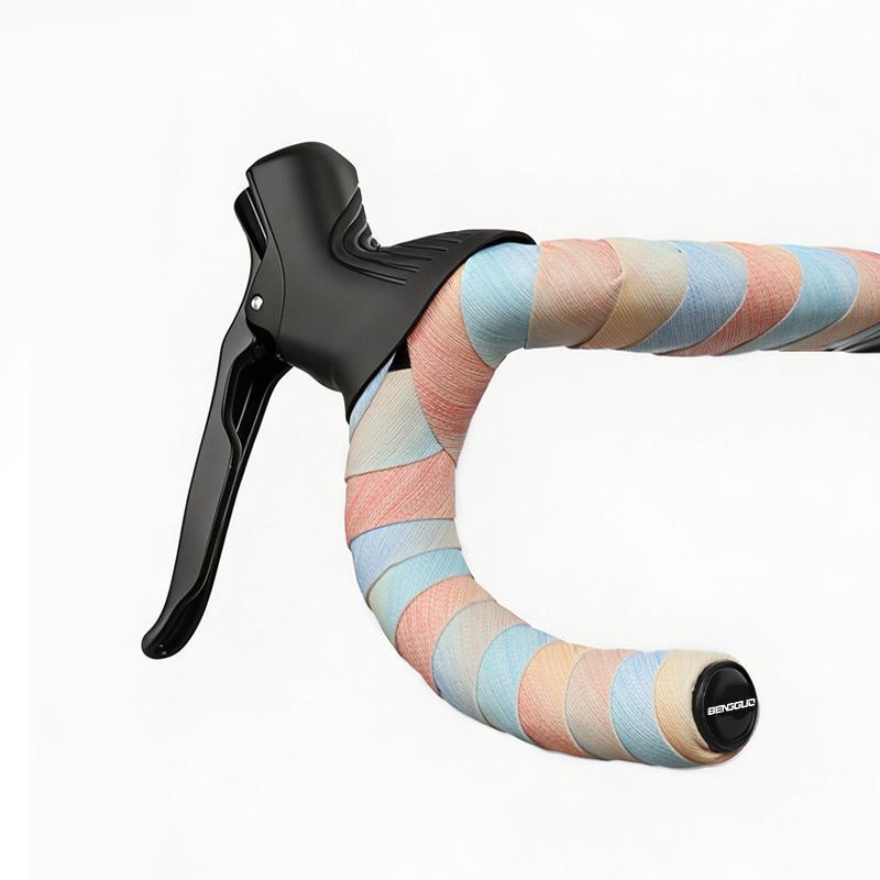 Road Bike Handlebar Tape Non-Slip Breathable EVA PU Ultralight Vibration Damping Wrap for All Road Bike Types