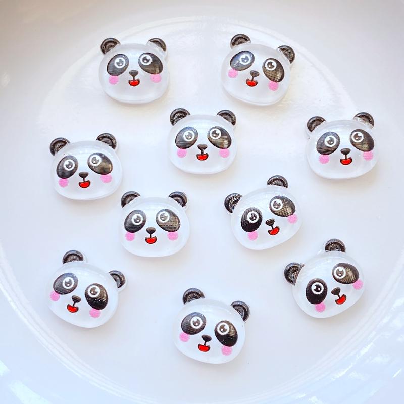 30Pcs New Mini Cute Little Panda Flat Back Resin Scrapbooking DIY Jewelry Craft Decoration Accessorie