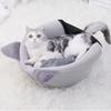 Neu Tiefer Schlafkomfort im Winter Katzenbett Kleine Matte Korb Kleine Hundehausprodukte Haustiere Zelt Gemütliches Höhlennest Innen