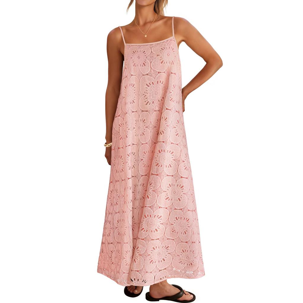 Ladies Color Casual Fashion Camisole Dress