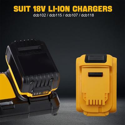 Dcb200 Li-Ion Battery Case With Pcb Charging Protection Circuit Board Box Shell For Dewalt 18V 20V 4Ah 5Ah Lithium Power Tools