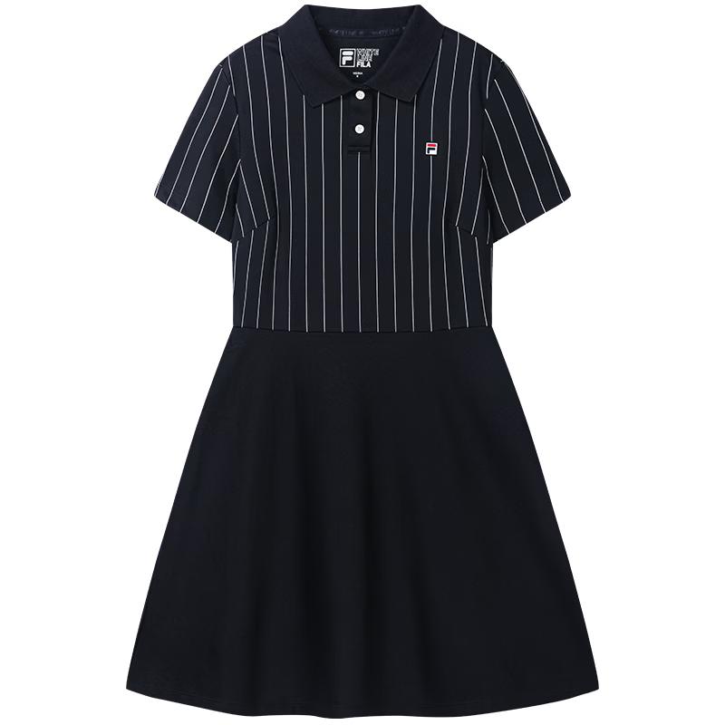 FILA Women s Cool-Feel Knit Polo Dress M