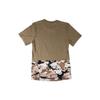 Nike T Shirts Men's Brown Crew Neck Moderate Straight Fit AQ1092-268